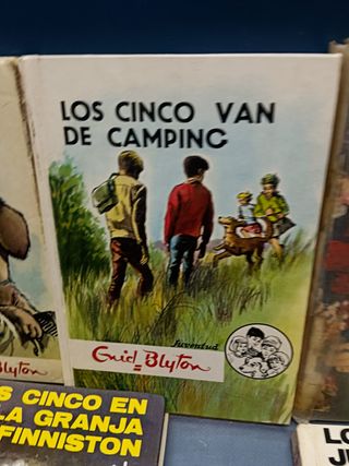 7 novelas de LOS CINCO, Enid Blyton, nº 25, 28, 30, 36, 37, 42 y 43