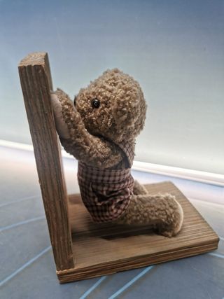 Soporte para libros, reposa libros, infantiles, de madera, ositos