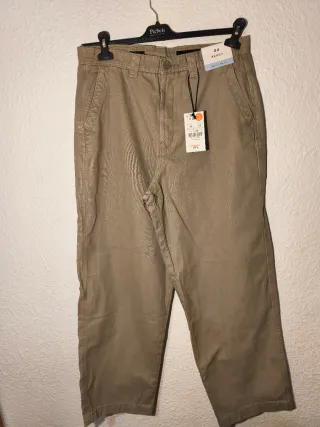 Pantalón Baggy Lefties Beige Talla M