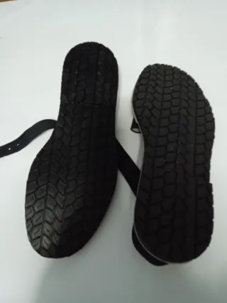 Sandalias Mayorquinas Negras Auténticas