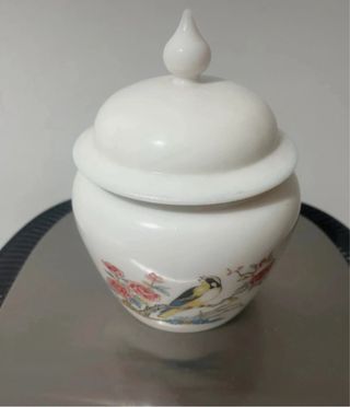 Vasetto Avon vintage con coperchio