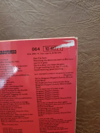 LP 🇪🇦 Sgt. Pepper's Lonely Hearts Club Band