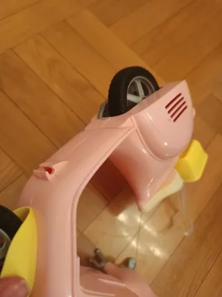 Moto Barbie rosa