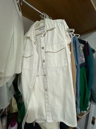 Chaqueta de verano blanca
