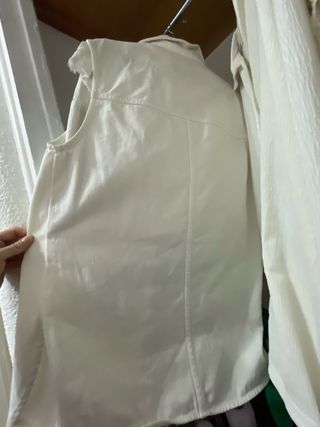 Chaqueta de verano blanca