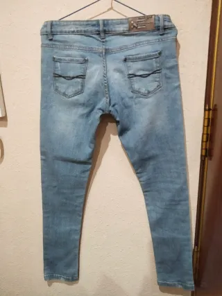 Pantalón vaquero mujer azul