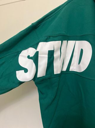 Sudadera STWD STUDIO verde con capucha
