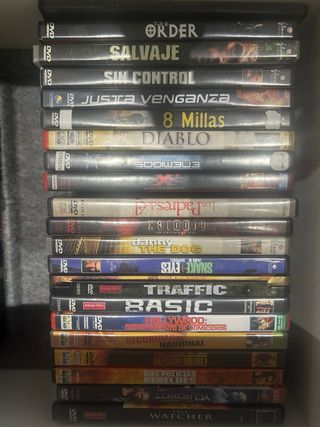Lote Películas DVD Acción y Suspense