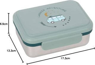 LÄSSIG Fiambrera para niños de acero inoxidable Fi