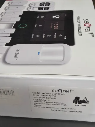 Kit Alarma Seqrell GSM 4G WiFi