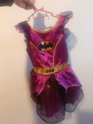 Disfraz Batgirl Morado Niña