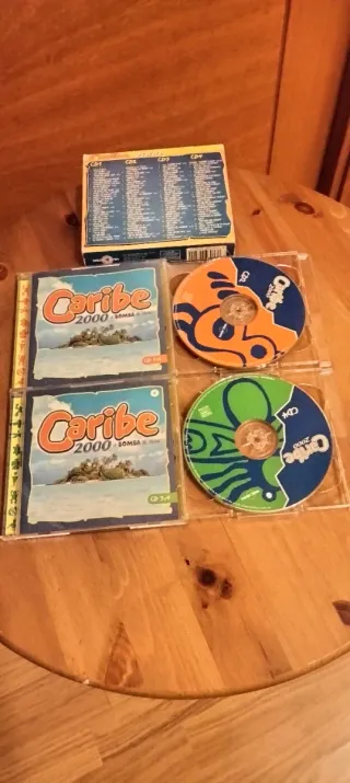 Caribe 2000 La Bomba 4 CDs Música Verano