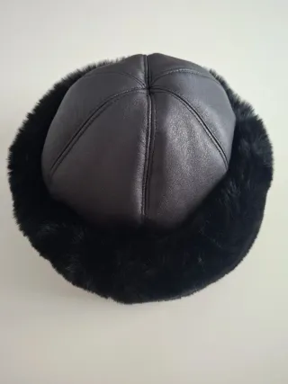 Gorro ruso Zara pelo negro