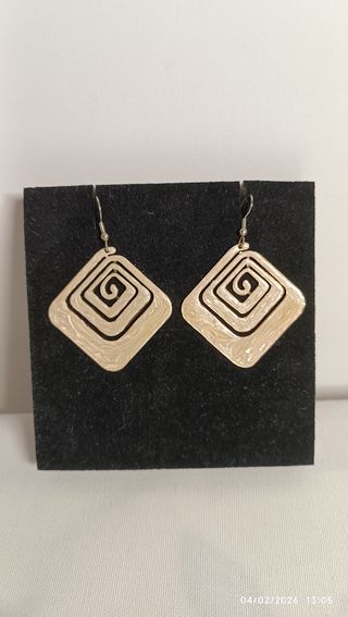 Orecchini geometrici stile vintage