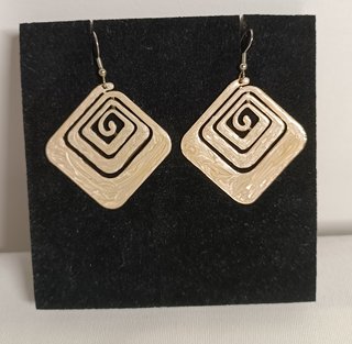 Orecchini geometrici stile vintage