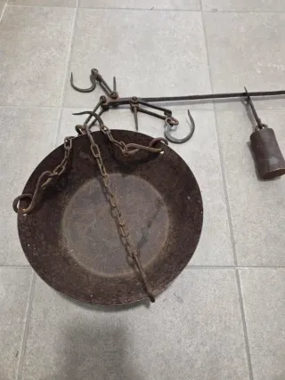 Báscula romana antigua