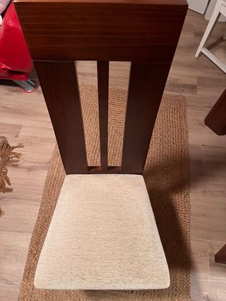 Sillas de comedor de madera