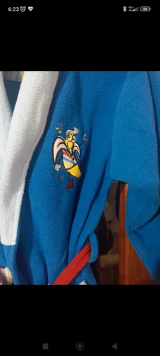 Vestaglia pile bimbo misura 5/6 anni in ottime con