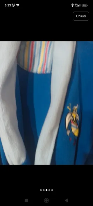 Vestaglia pile bimbo misura 5/6 anni in ottime con