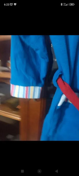 Vestaglia pile bimbo misura 5/6 anni in ottime con