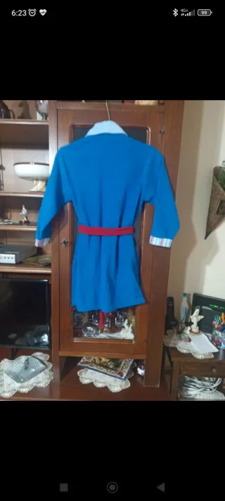 Vestaglia pile bimbo misura 5/6 anni in ottime con