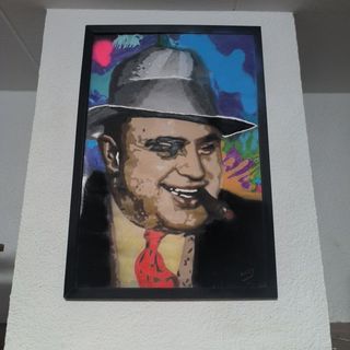 Cuadro Al Capone 65x45 cm
