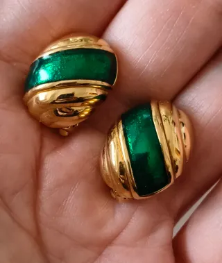 Pendientes clip Nina Ricci vintage