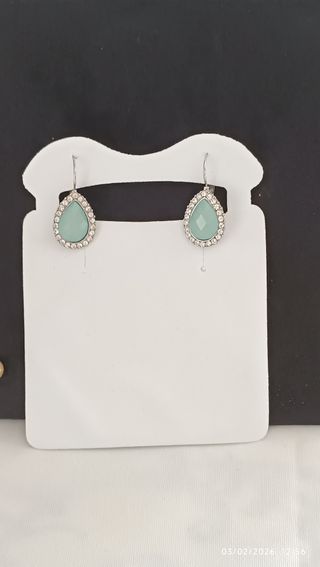 Orecchini a goccia con strass