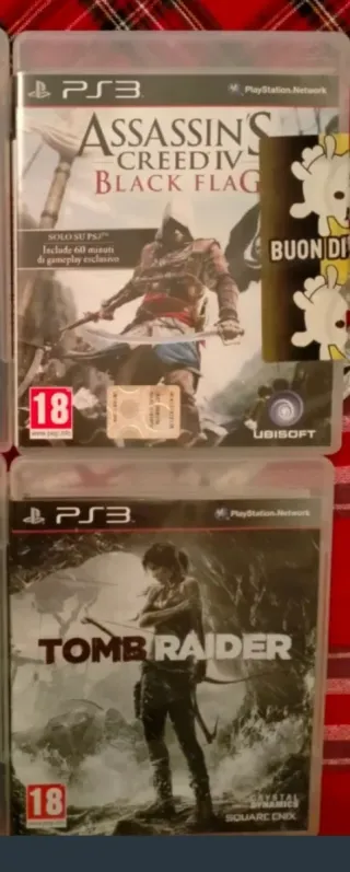 Giochi PS3: Assassin's Creed IV & Tomb Raider