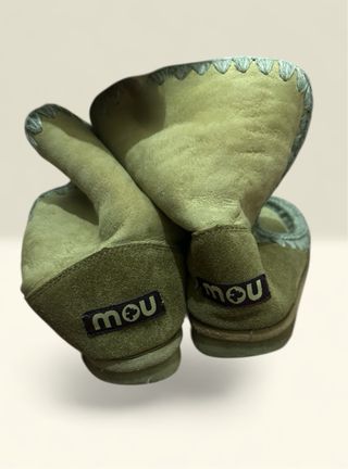 MOU stivali donna beige