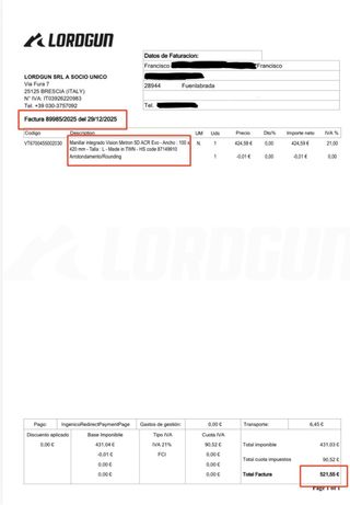 Manillar Vision Metron 5D ACR EVO + soporte extra