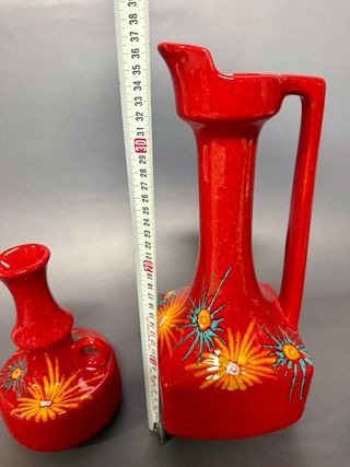 Coppia vasi ceramica anni '70 Bertoncello