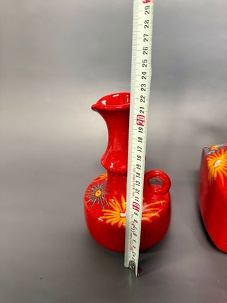 Coppia vasi ceramica anni '70 Bertoncello