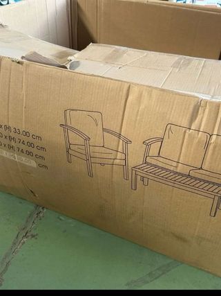 1 Sillón con mesa Jardín Chillvert Milán