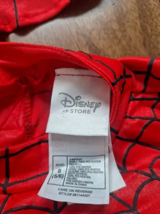 Disfraz Spiderman tienda Disney 5/6 años