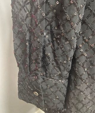 Vestido Mango Negro con brillos