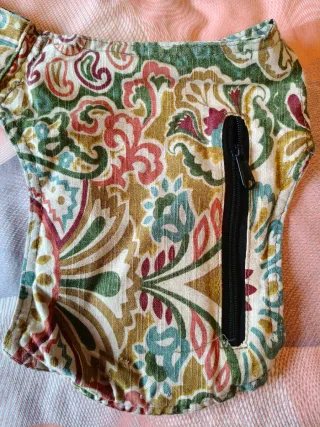 Riñonera tela estampado veraniego