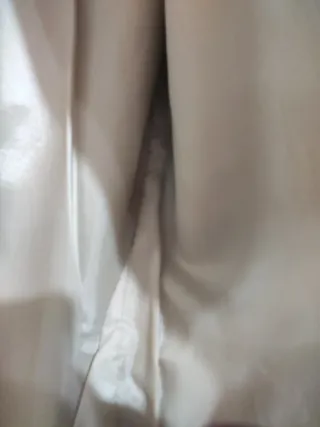 Giacca in vera pelle vintage beige