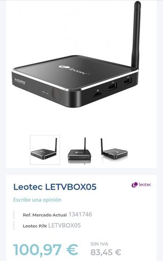 Leotec LETVBOX05 Android TV Box para televisor