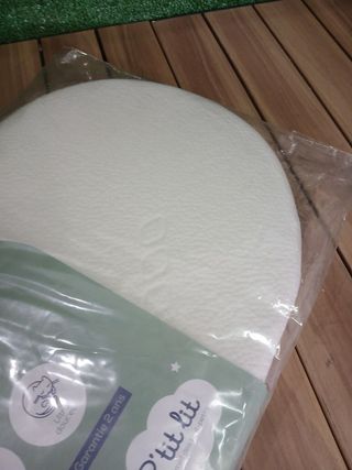 Colchón moisés bebé bambú P'tit Lit 72x32cm