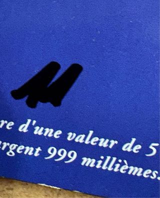 Sello Plata 999 Marianne Francia