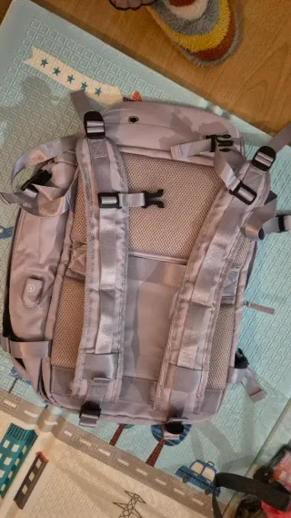 Mochila de cabina gris/morada