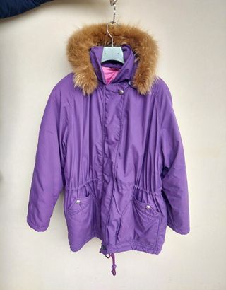 Giacca vintage taglia L colore viola