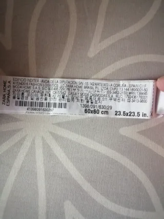 Funda cojín Zara Rosa