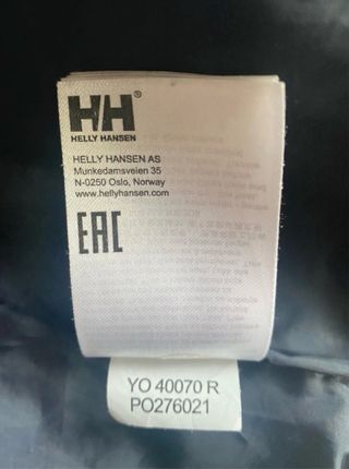 Chaqueta Helly Hansen infantil T12 azul