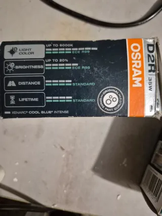 Bombillas Xenon D2R OSRAM Cool Blue Intense