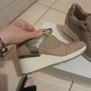 Scarpe donna beige/marrone