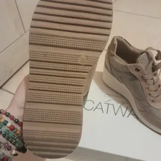 Scarpe donna beige/marrone