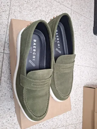 Zapatos Baerchi Verde Oliva