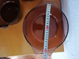 Set Ensaladera Bol y Jarra Pyrex Vidrio